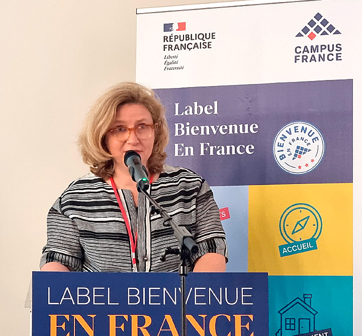 Donatienne Hissard, directrice générale de Campus France - Journée professionnelle du label.